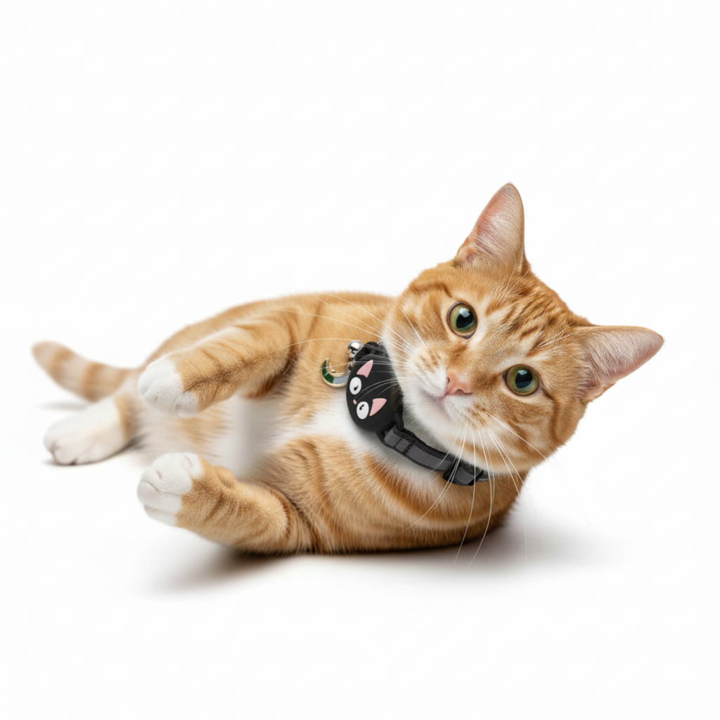 Cat Collar AirTag, Adjustable, Reflective, Breakaway