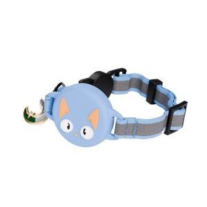 Blue Cat Collar for AirTag