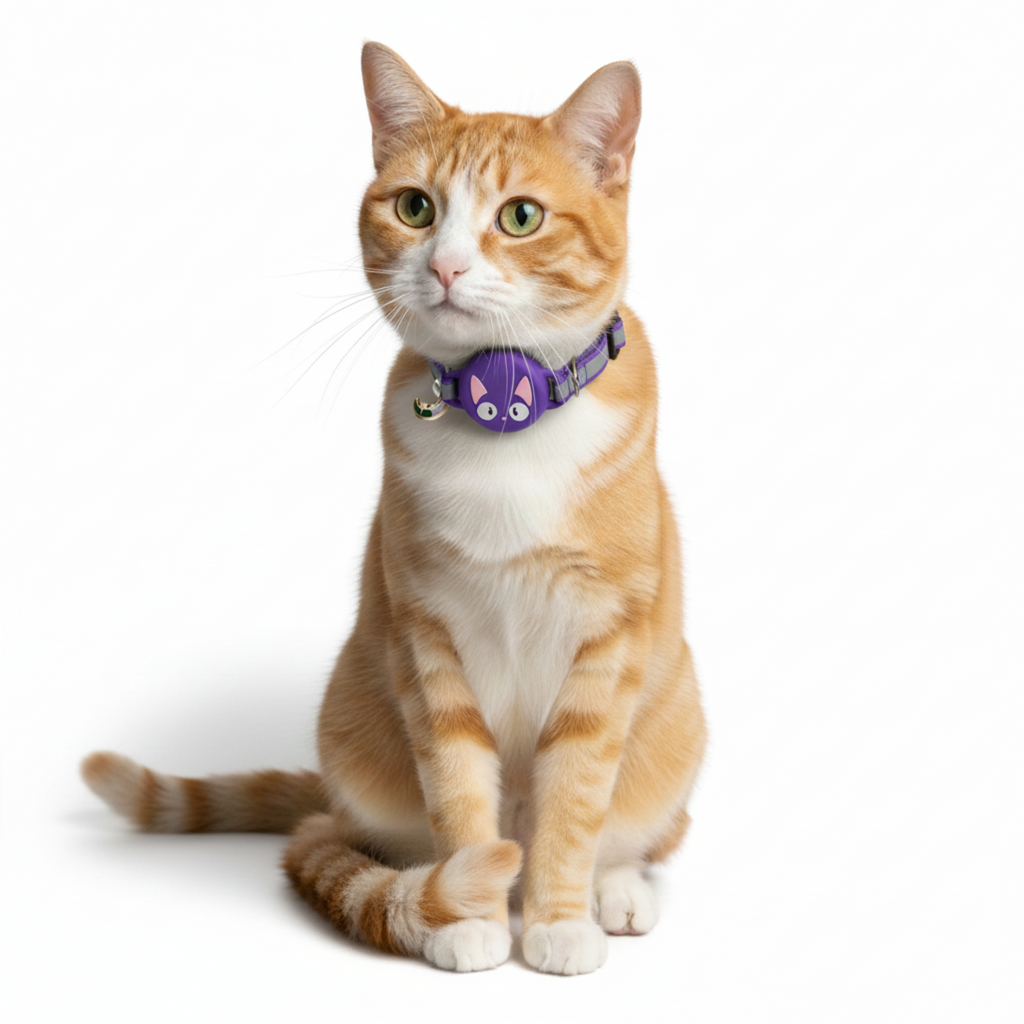 Cat Collar AirTag, Adjustable, Reflective, Breakaway