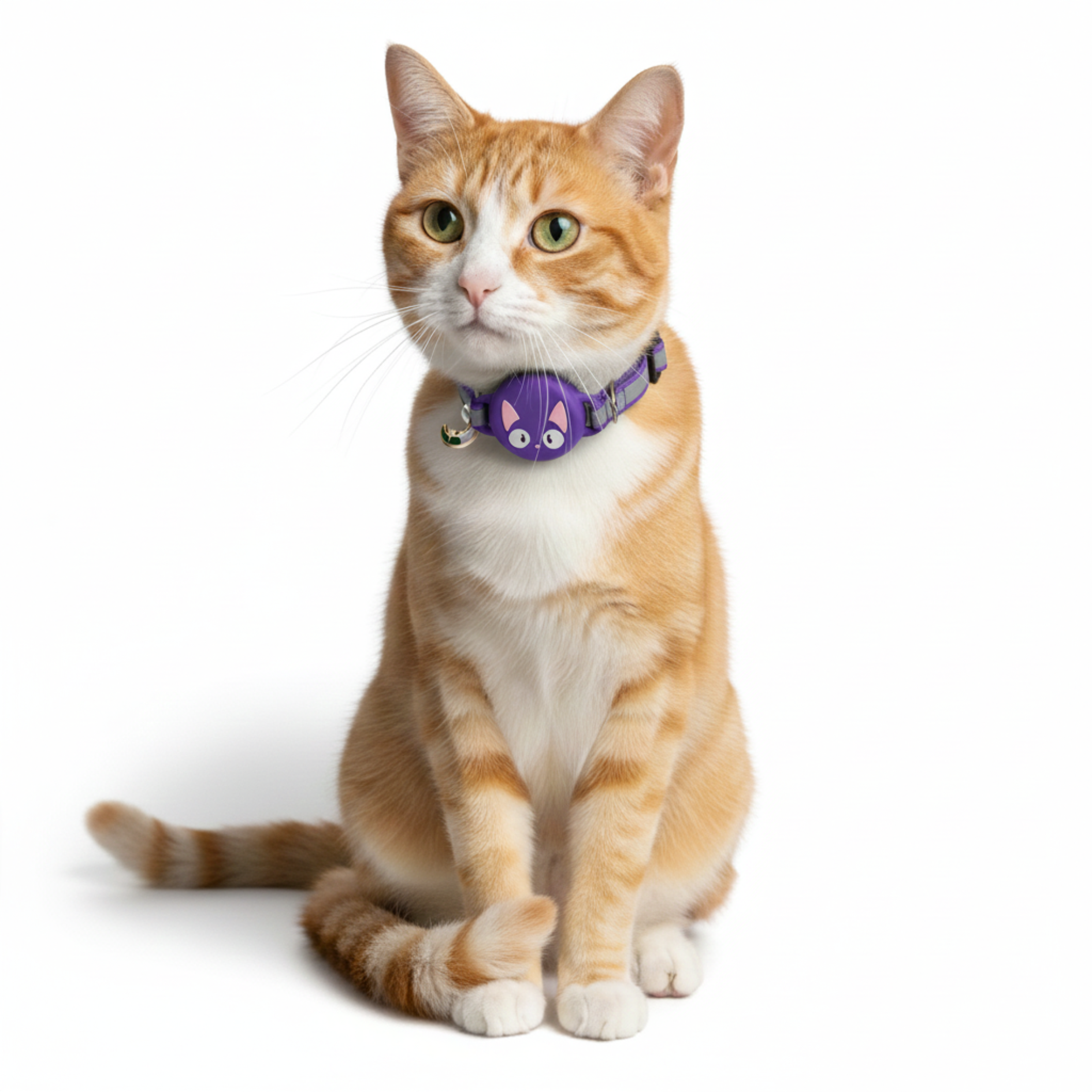 Cat Collar AirTag, Adjustable, Reflective, Breakaway