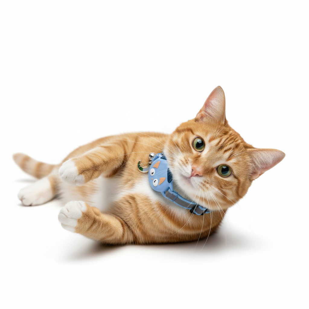 Cat Collar AirTag, Adjustable, Reflective, Breakaway