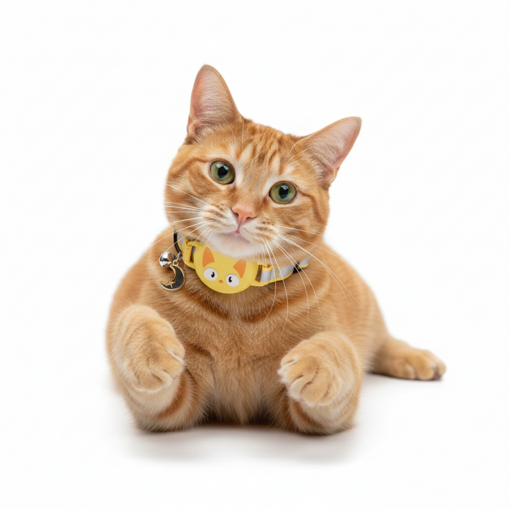 Cat Collar AirTag, Adjustable, Reflective, Breakaway
