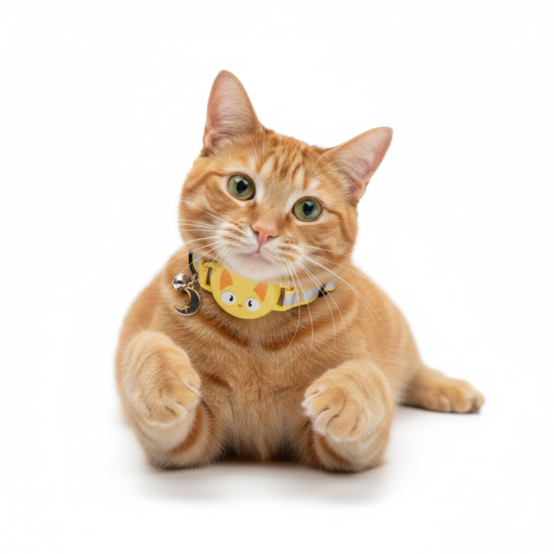 Cat Collar AirTag, Adjustable, Reflective, Breakaway