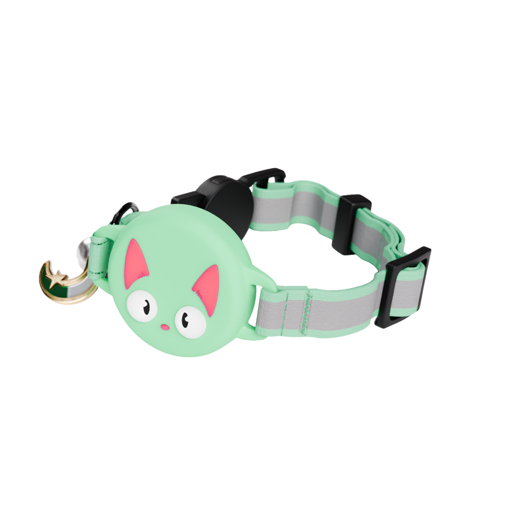 Cat Collar AirTag, Adjustable, Reflective, Breakaway