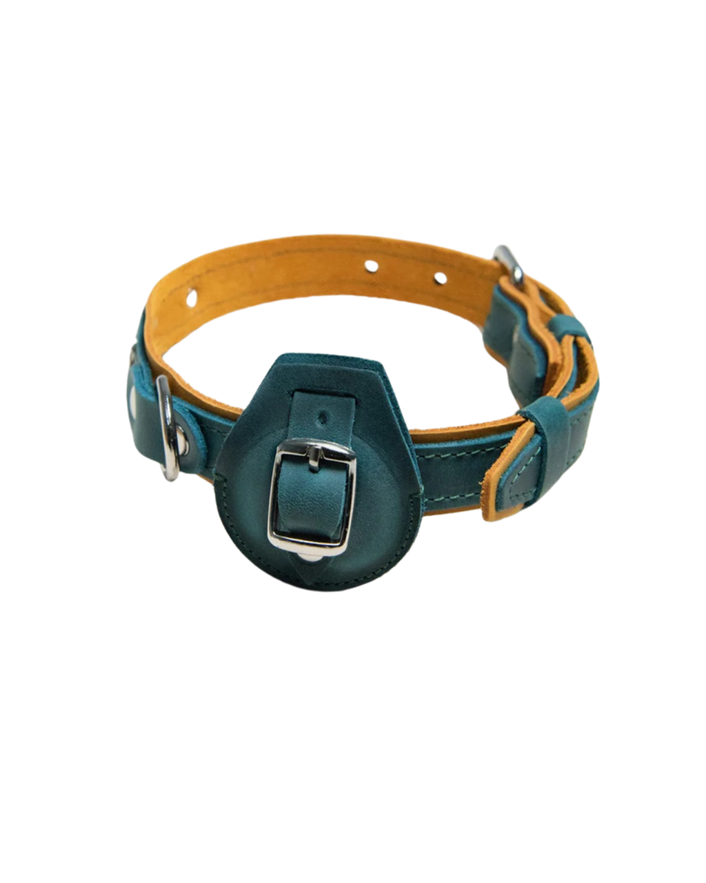 Handmade Leather Cat Collar: Adjustable Pet Safety Collar with Buckle