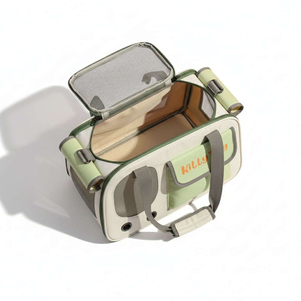 Yellow Foldable Pet Travel Bag