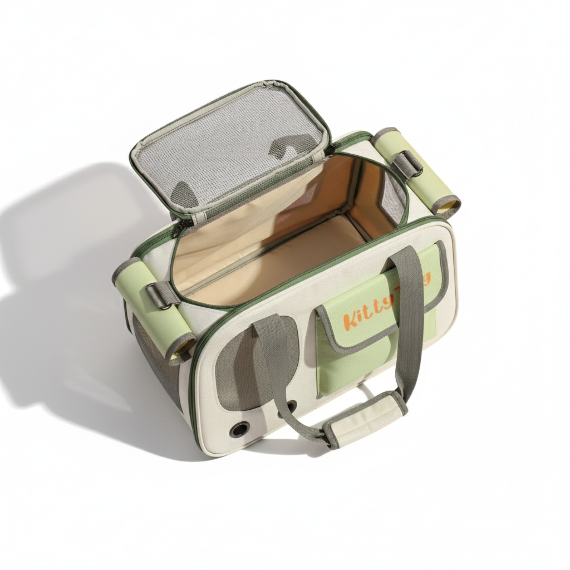 Green Foldable Pet Travel Bag