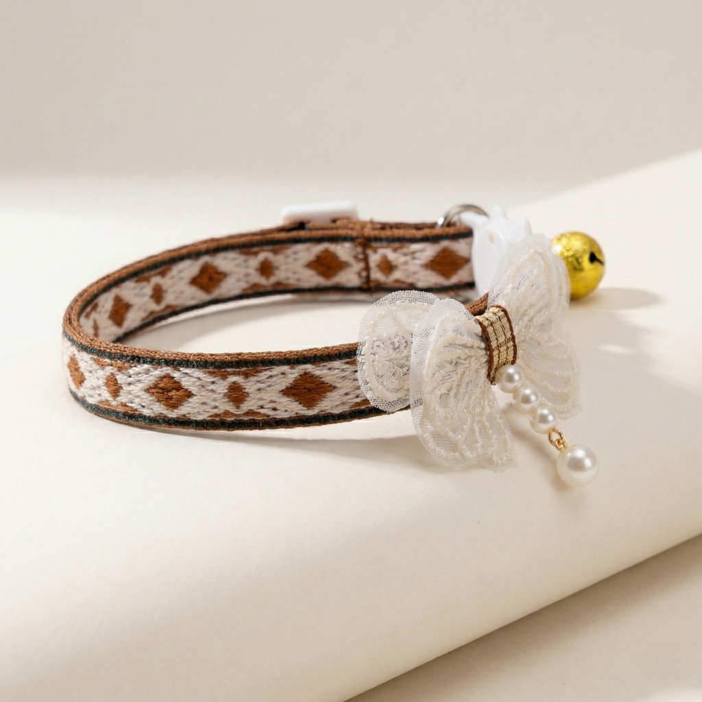 Flower Bow Breakaway Collar