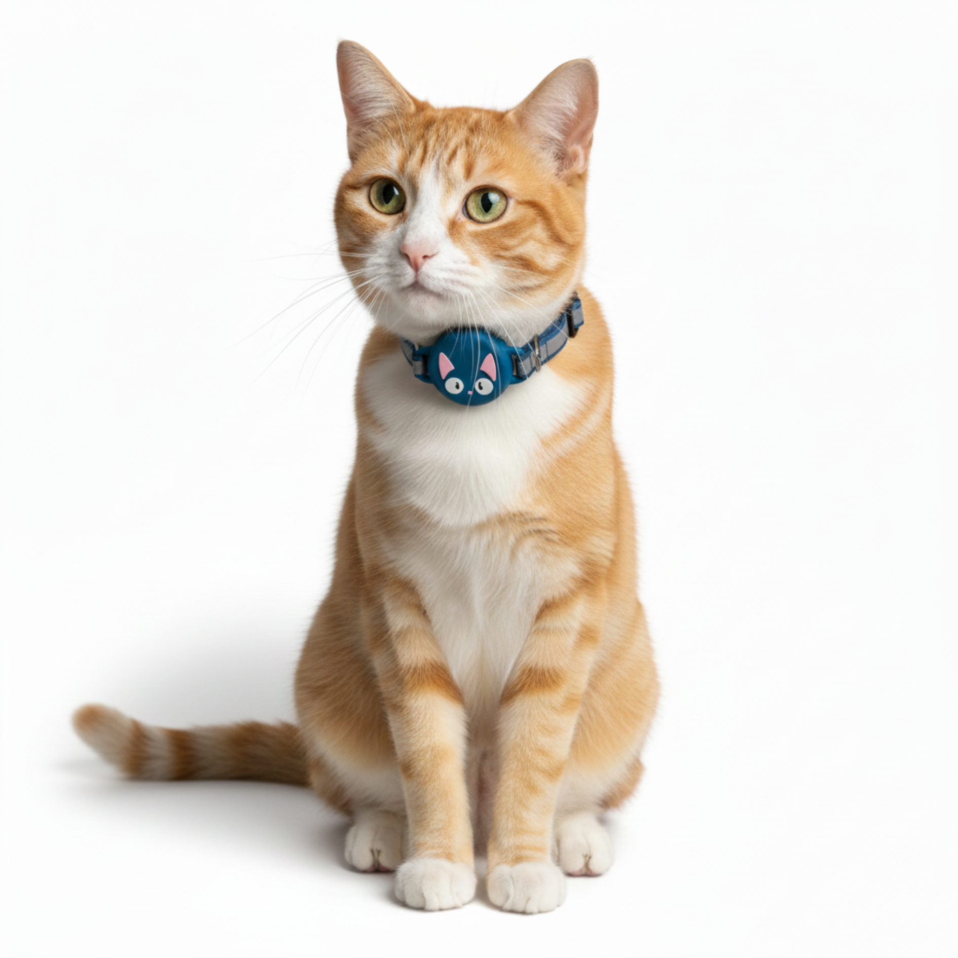 Cat Collar AirTag, Adjustable, Reflective, Breakaway