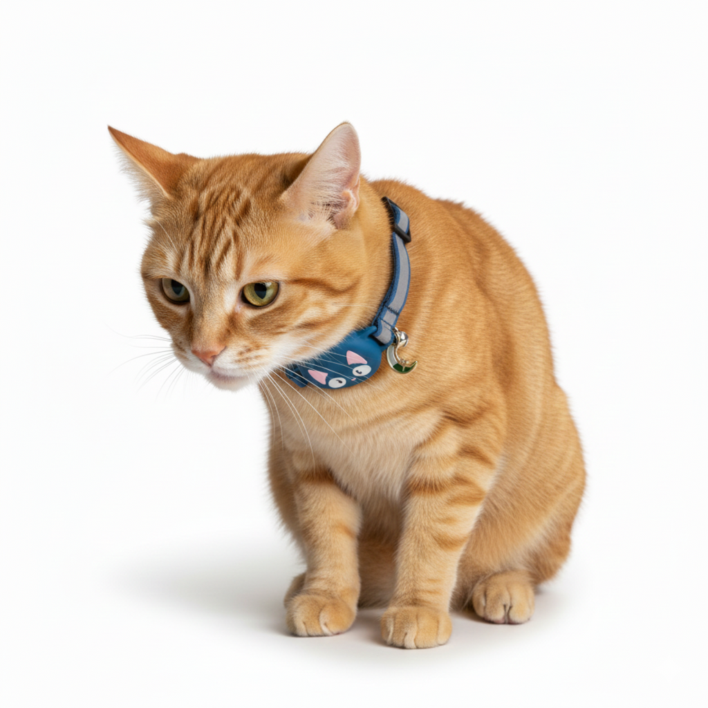 Cat Collar AirTag, Adjustable, Reflective, Breakaway
