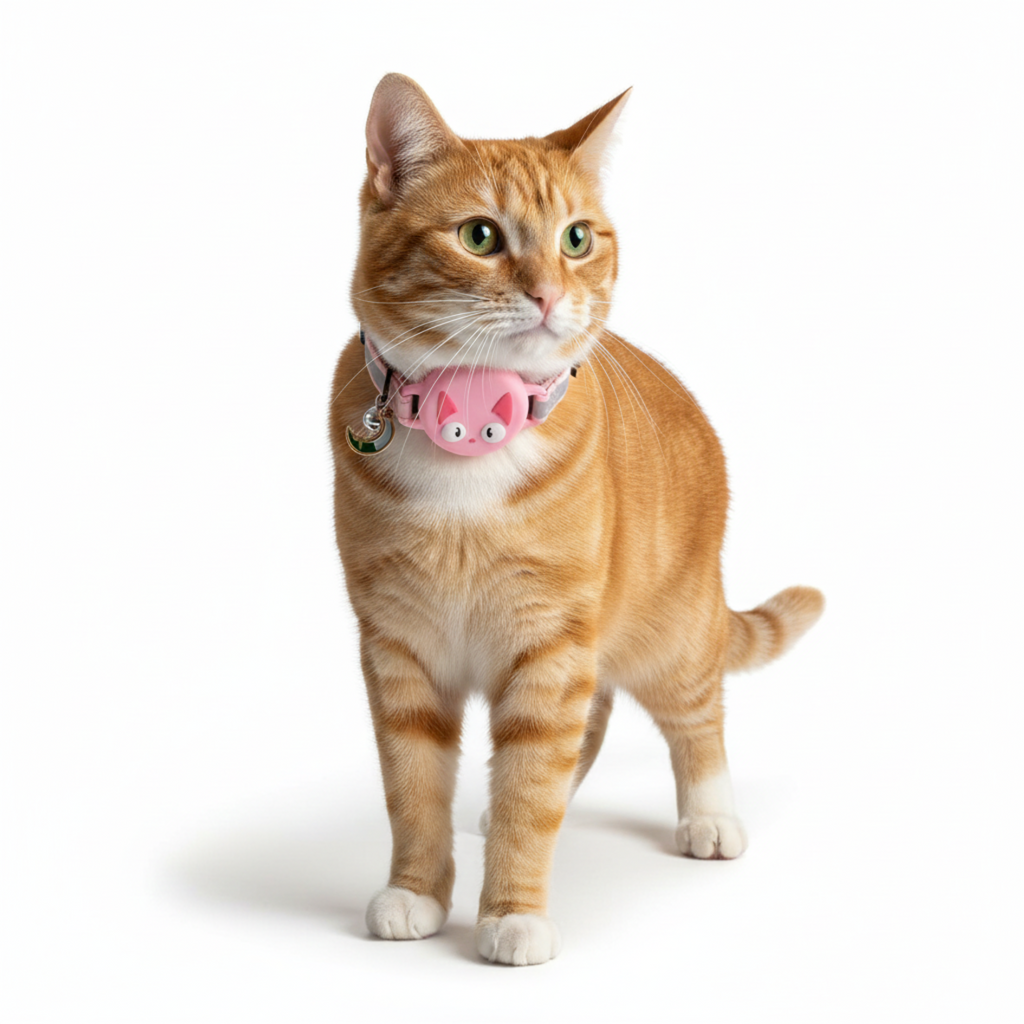 Cat Collar AirTag, Adjustable, Reflective, Breakaway