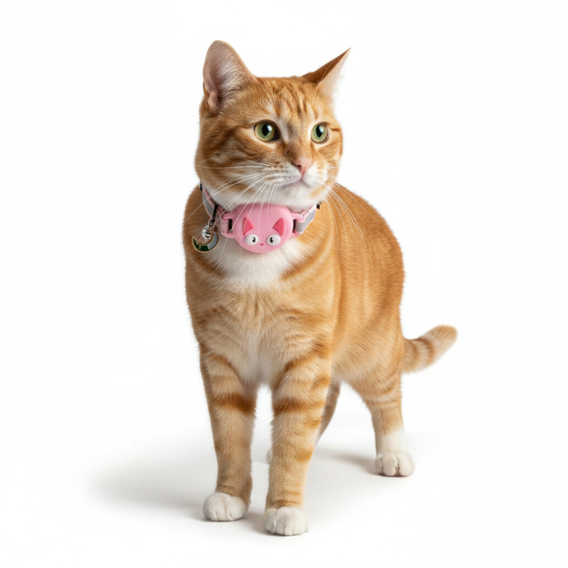 Cat Collar AirTag, Adjustable, Reflective, Breakaway