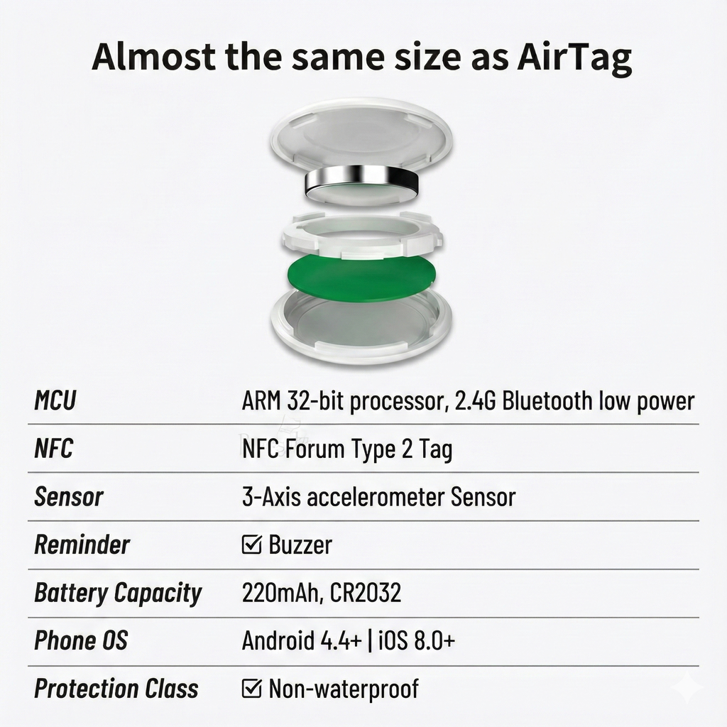 Cat Collar AirTag, Adjustable, Reflective, Breakaway