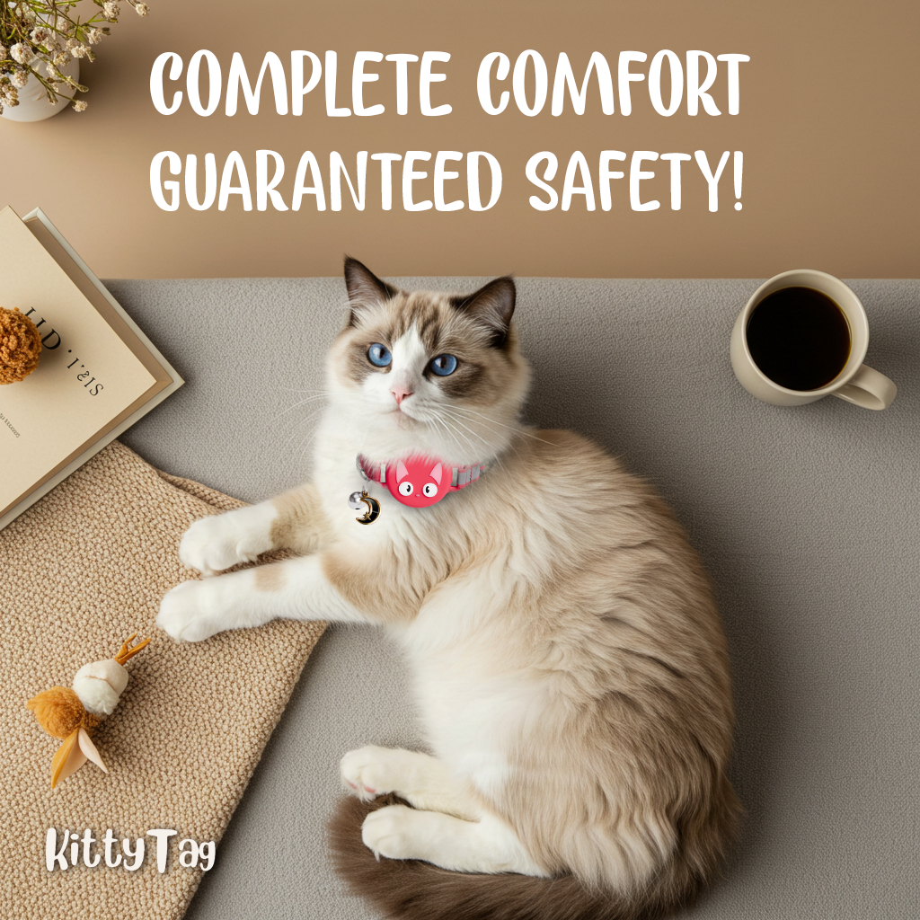 Red Cat Collar for AirTag